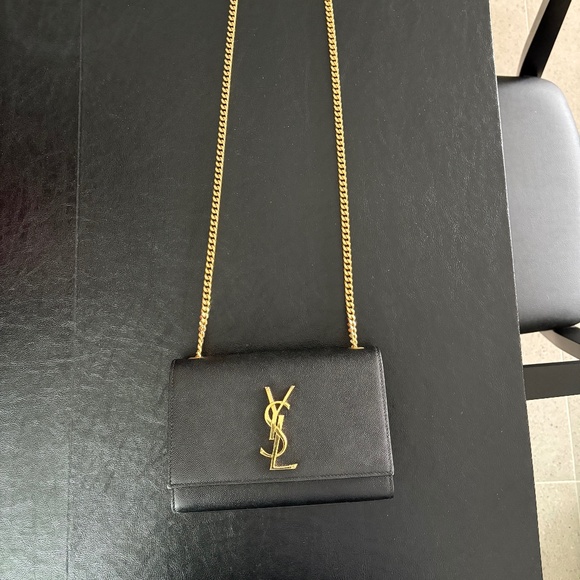 YSL Kate leather shoulder bag black - Picture 2 of 5